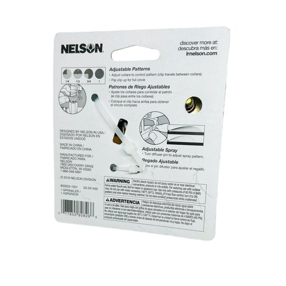 Nelson -Pulsating Sprinkler ( Oval Dual Spike Base ) Brand New - Picture 2 of 2